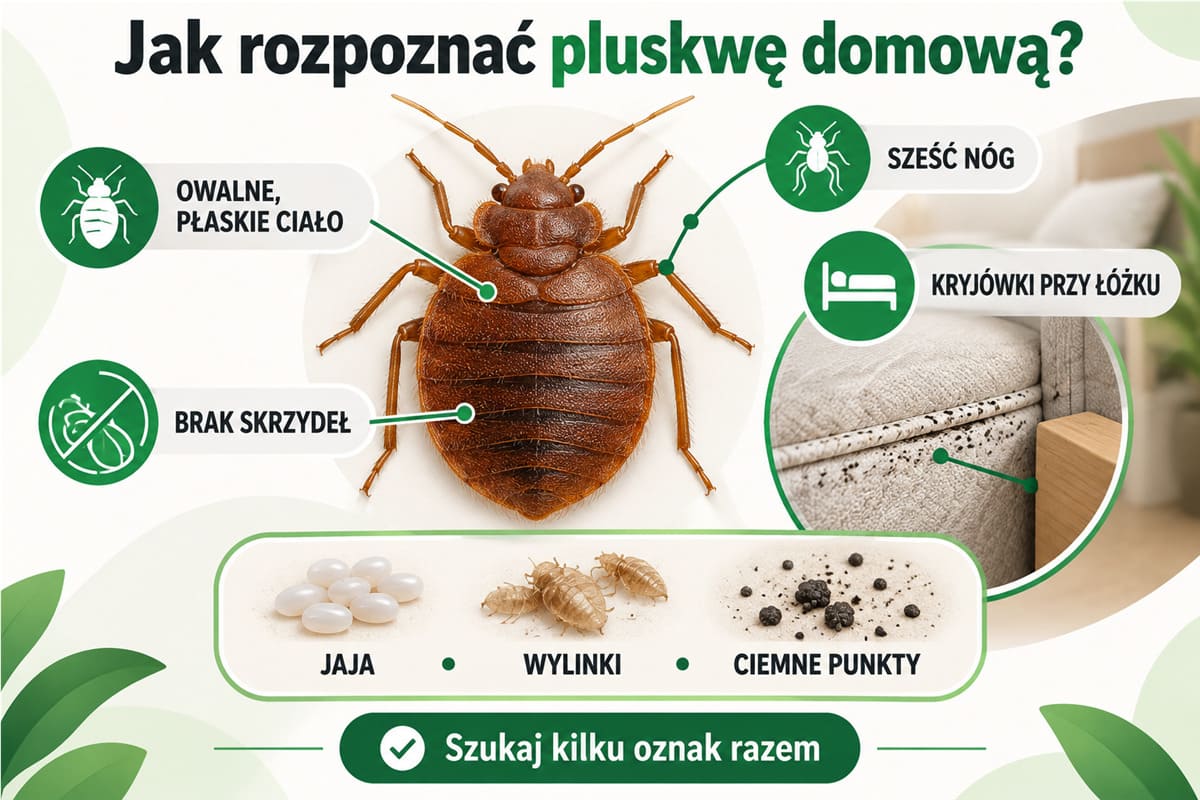 Najważniejsze cechy rozpoznawcze pluskwy domowej Najważniejsze cechy rozpoznawcze pluskwy domowej